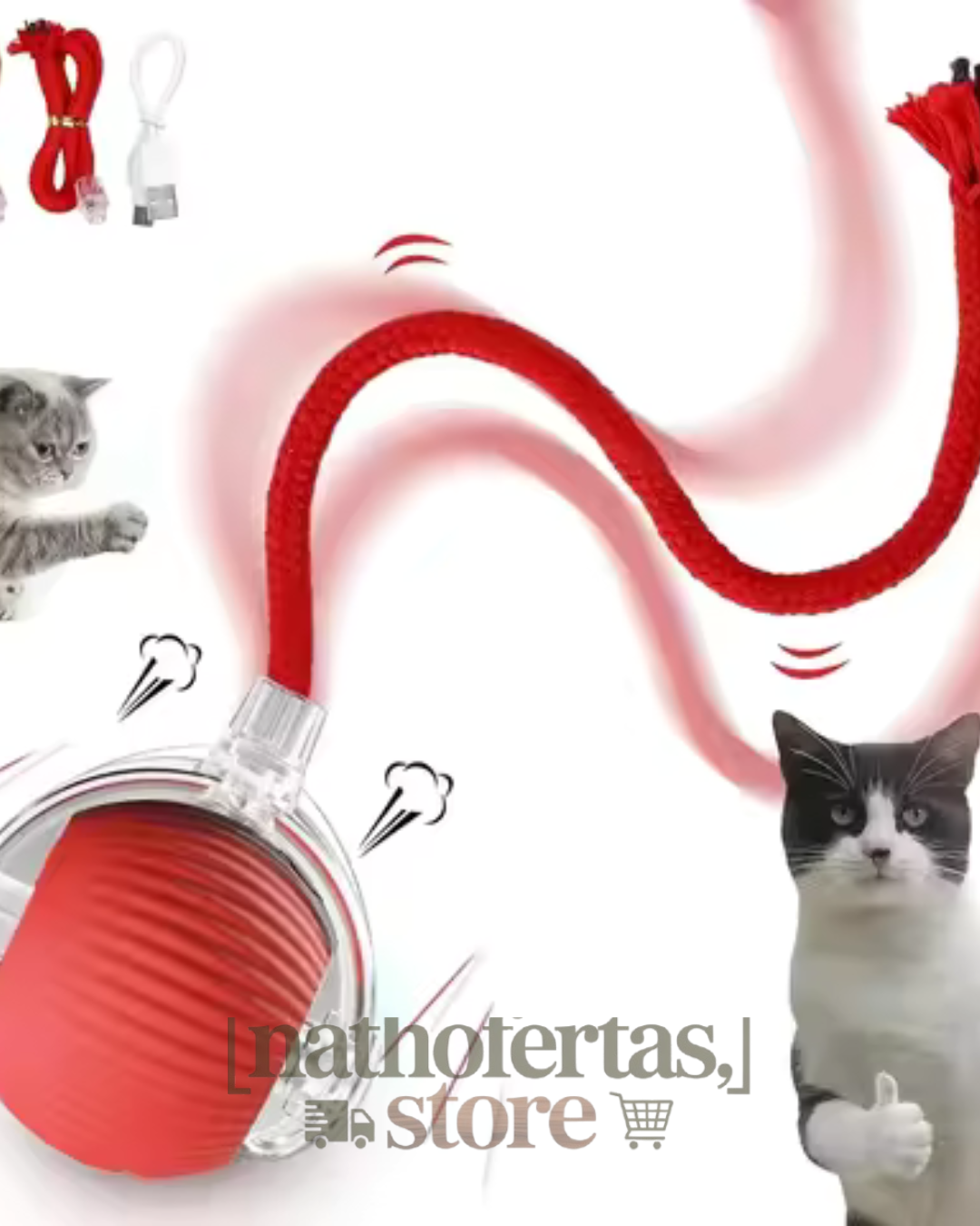 PELOTA INTELIGENTE PARA GATOS